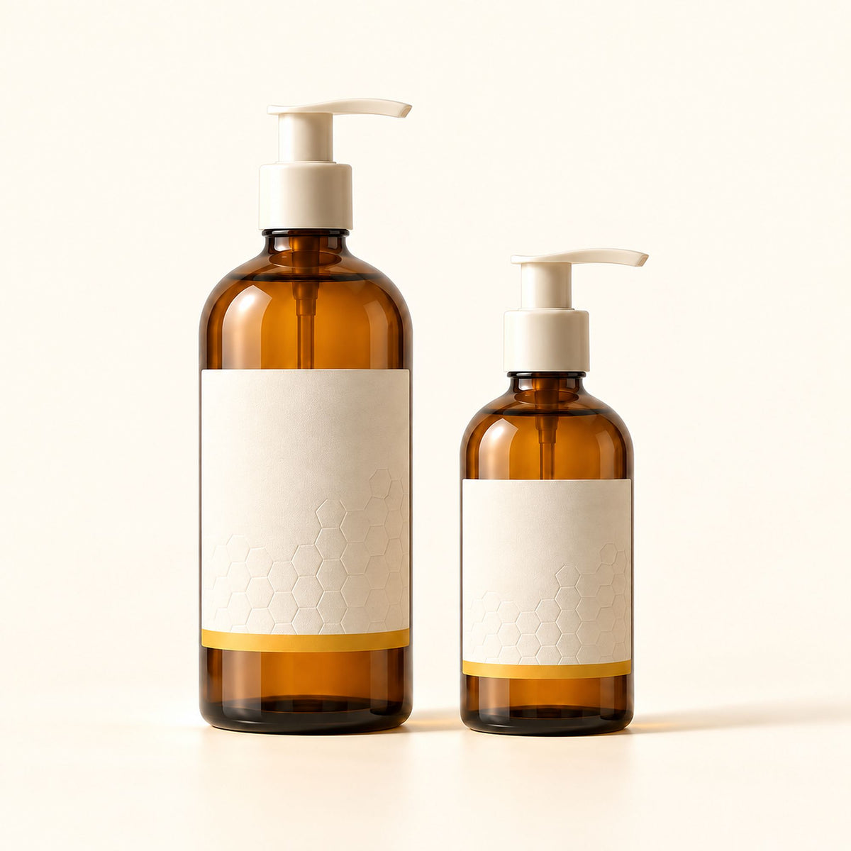 Soin Nettoyant en 500 mL à côté du 200 mL